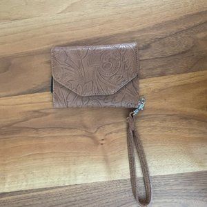 Brown Wrist Purse